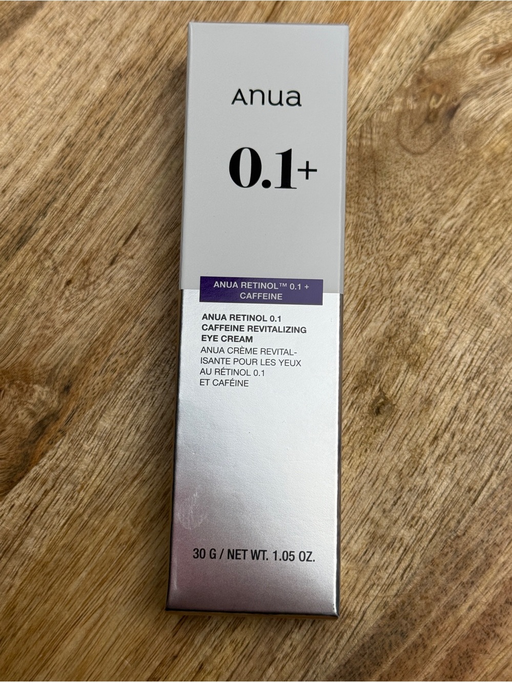 Retinol Eye Cream Anua Caffeine Korean Skincare 30g New